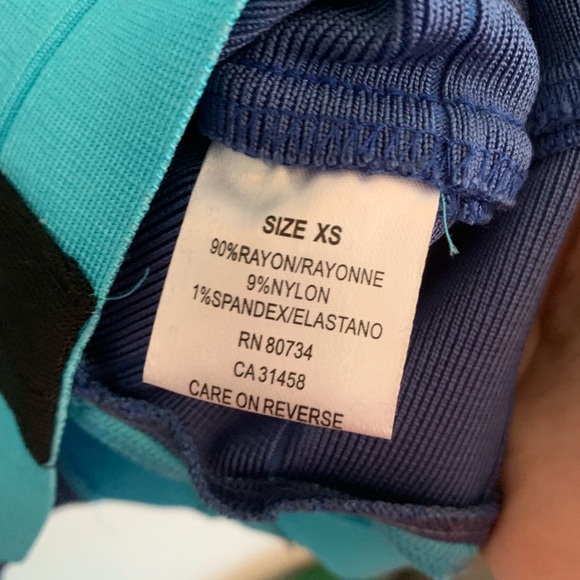 Blue Bandage Dress XXS - Picture 3 of 3